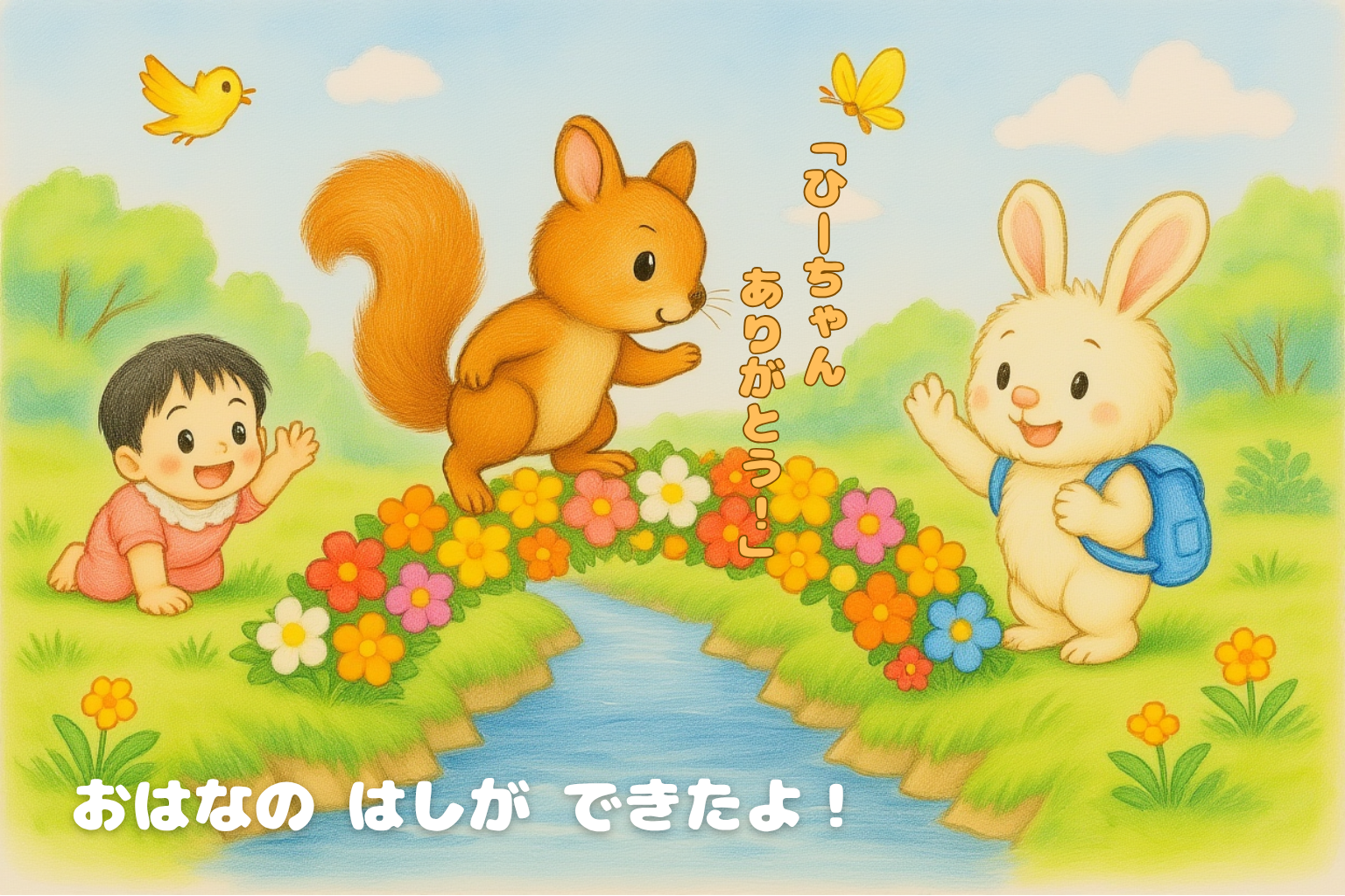 モニター用絵本の7ページ目