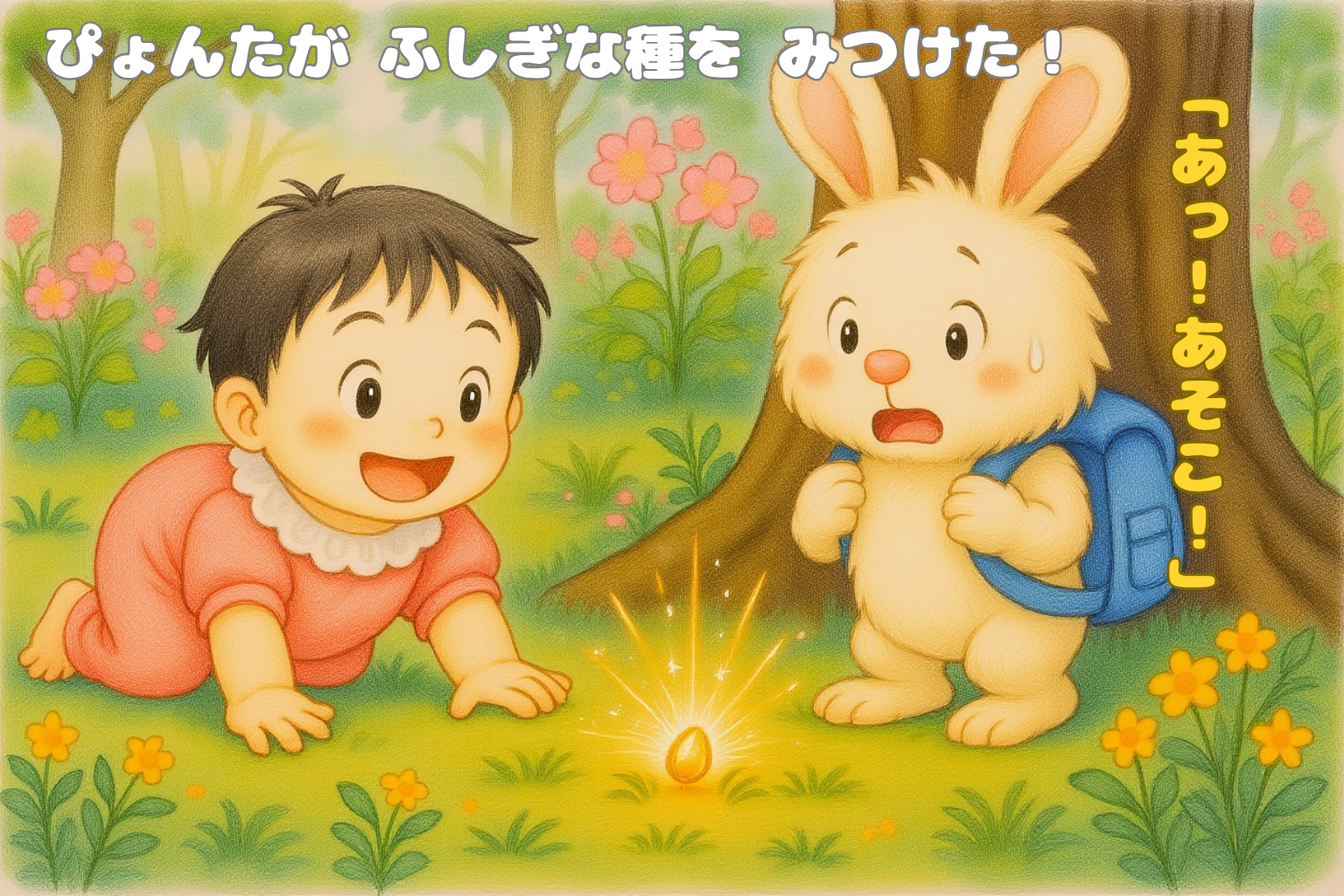 モニター用絵本の9ページ目