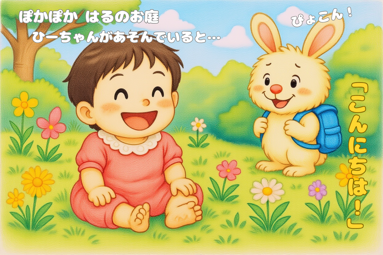 モニター用絵本の2ページ目