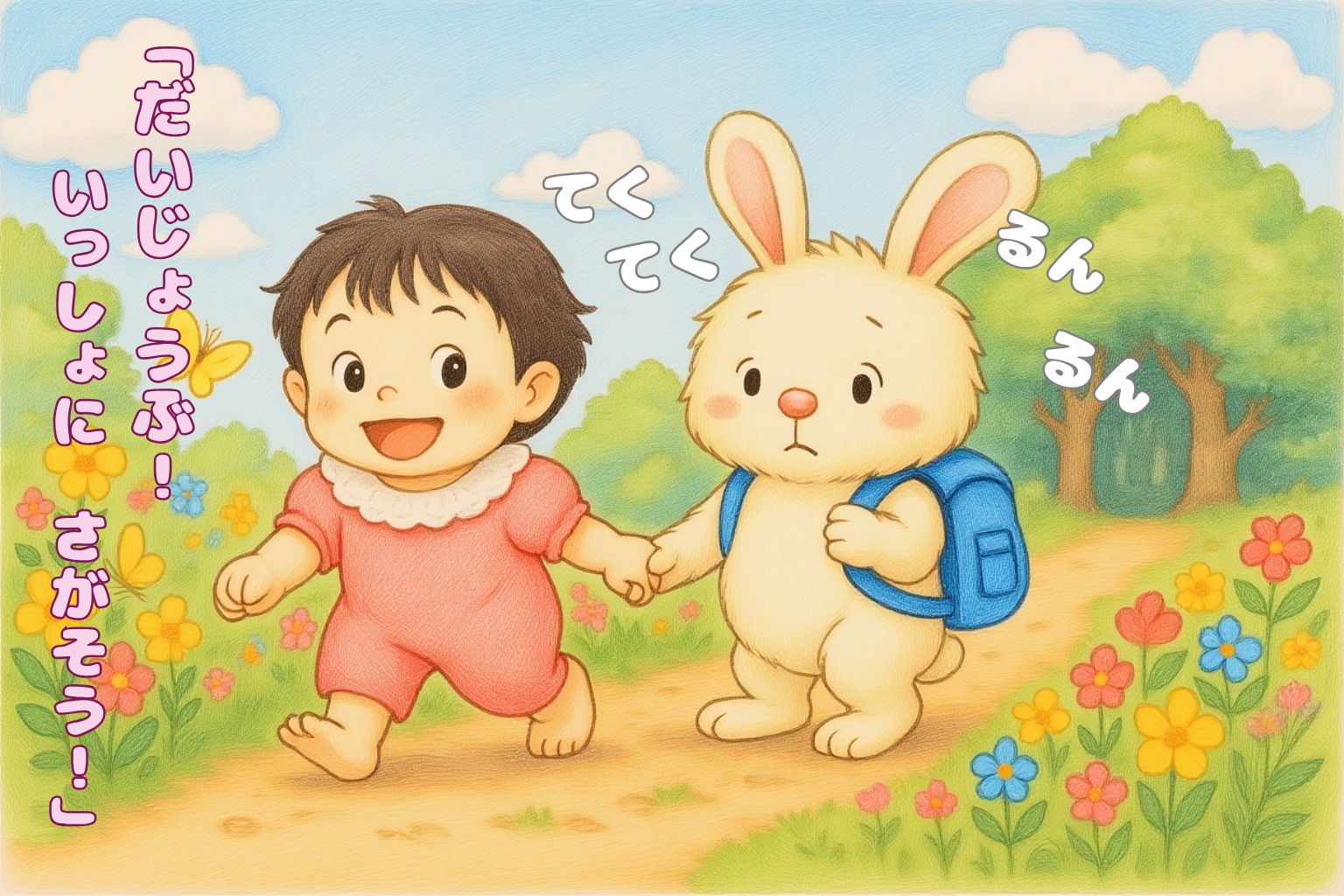 モニター用絵本の4ページ目